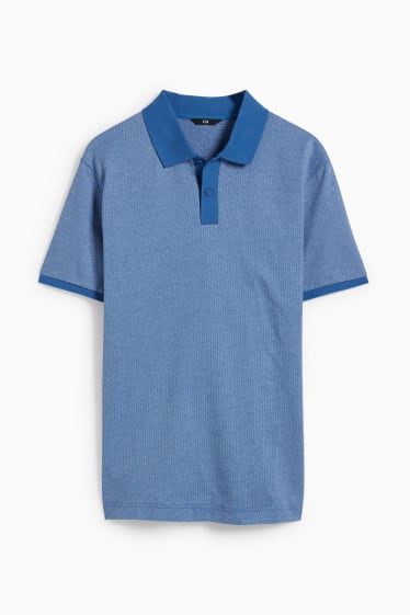 Hommes - Polo - bleu