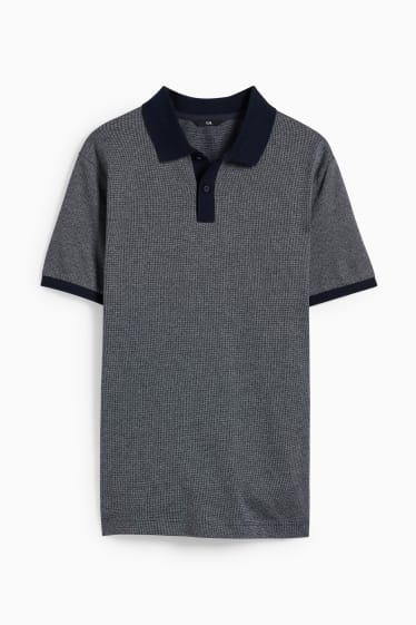 Bărbați - Tricou polo - albastru închis