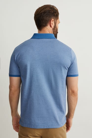 Hommes - Polo - bleu