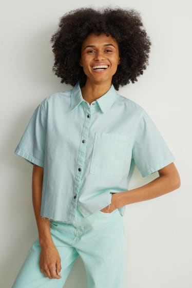 Mujer - Blusa - verde menta