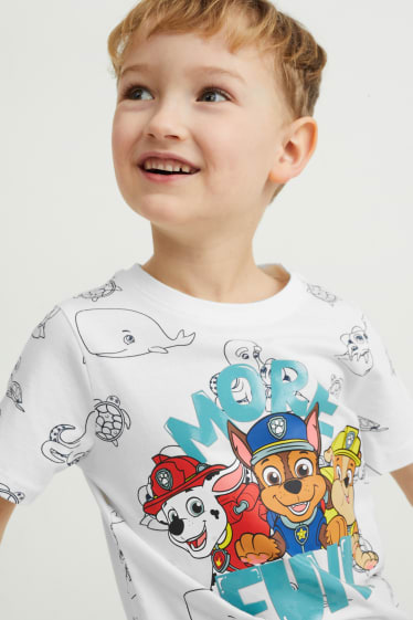 Enfants garçons - Pat’ Patrouille - T-shirt - blanc