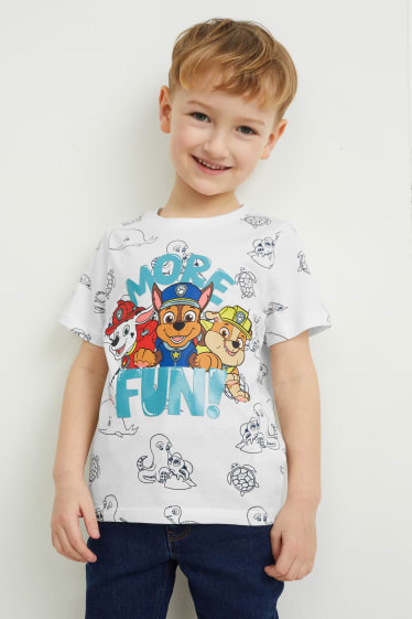 Kinder - Paw Patrol - Kurzarmshirt - weiß