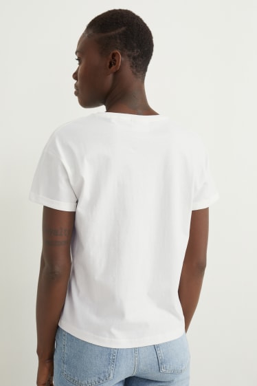 Women - T-shirt - Mickey Mouse - white