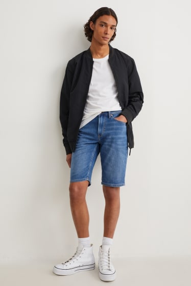 Hommes - Short en jean - Flex jog denim - LYCRA® - jean bleu