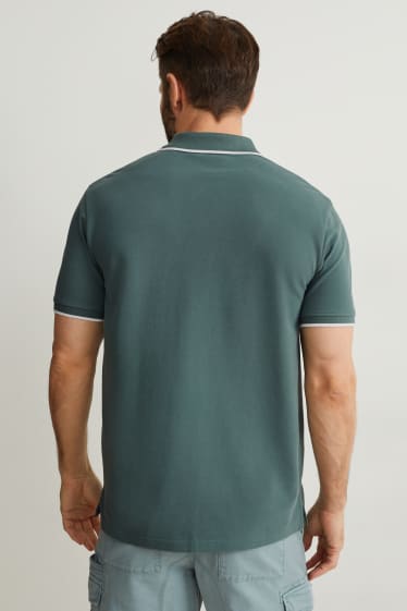 Heren - Poloshirt - groen