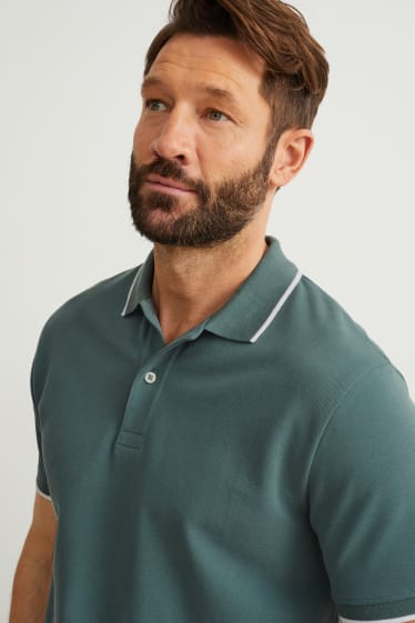 Heren - Poloshirt - groen