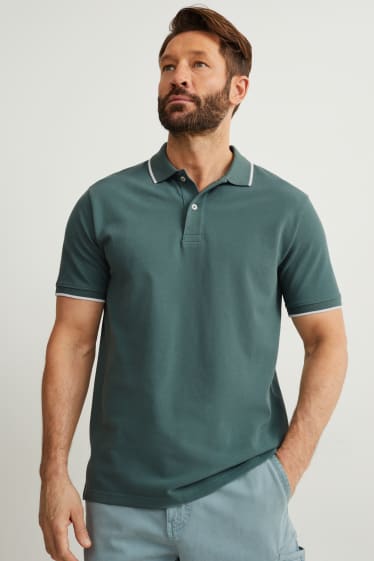 Heren - Poloshirt - groen