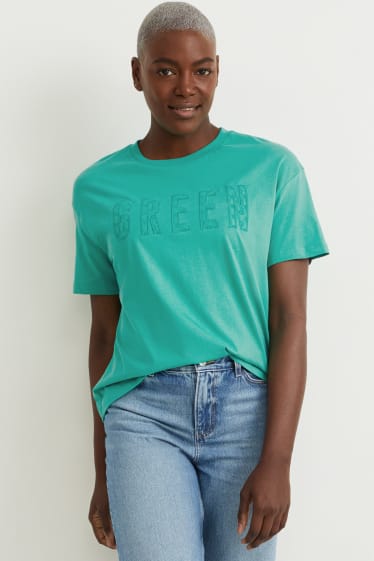 Dames - T-shirt - groen