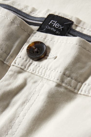 Home - Pantalons curts - Flex - beix clar