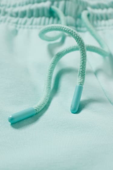 Dona - Pantalons curts de xandall - verd menta