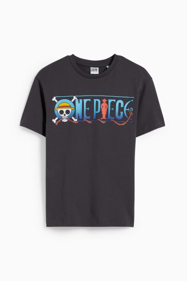 Kinder - One Piece - Kurzarmshirt - schwarz