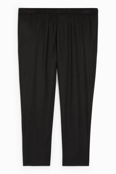 Mujer - Pantalón de tela - mid waist - comfort fit - negro