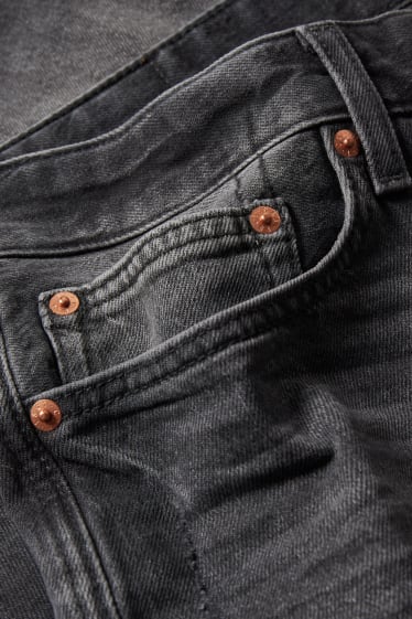 Uomo - Shorts di jeans - regular fit - LYCRA® - jeans grigio