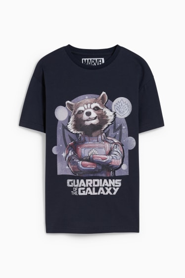 Children Boys - Guardians of the Galaxy - short sleeve T-shirt - dark blue