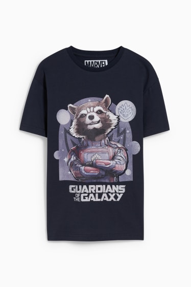 Niños - Guardianes de la Galaxia - camiseta de manga corta - azul oscuro