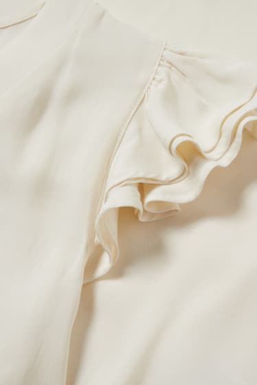 Mujer - Blusa - blanco roto