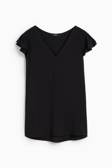 Dames - Blouse - zwart