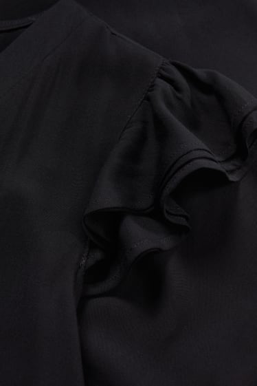 Damen - Bluse - schwarz