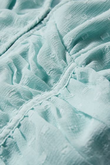 Damen - CLOCKHOUSE - Crop Bluse - mintgrün