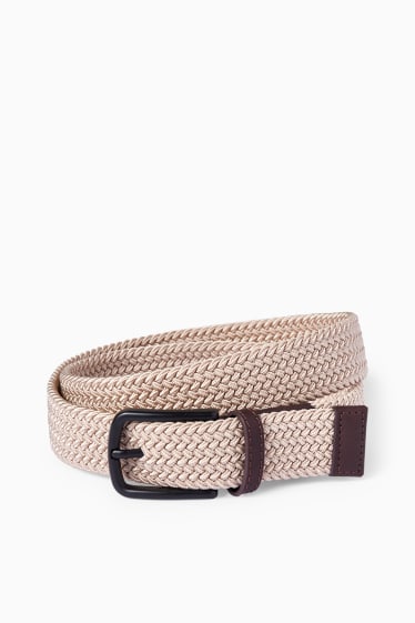 Hommes - Ceinture - beige