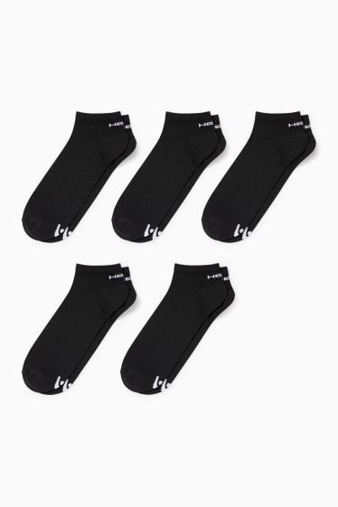 Hommes - HEAD - lot de 5 paires - socquettes de sport - noir