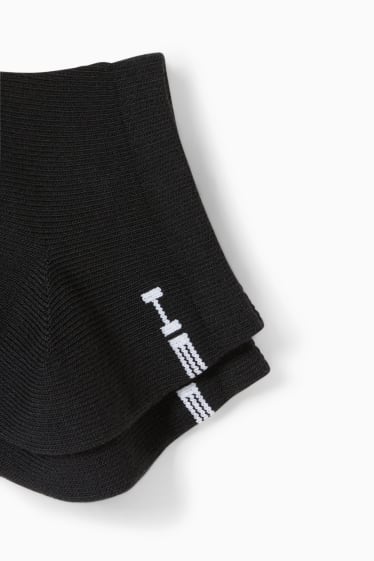Hombre - HEAD - pack de 5 - calcetines tobilleros - negro