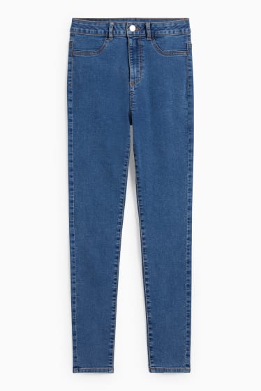 Damen - CLOCKHOUSE - Super Skinny Jeans - High Waist - jeansblau