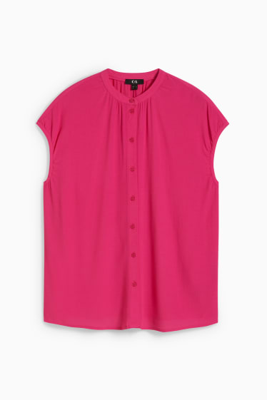 Dames - Blouse - fuchsiarood