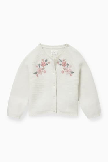 Babys - Babyoutfit - 2-delig - crème wit