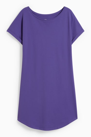 Dona - Vestit bàsic estil samarreta - lila