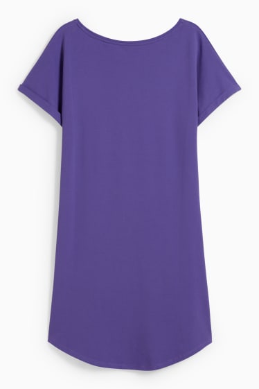 Dona - Vestit bàsic estil samarreta - lila