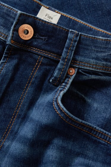 Bărbați - Slim jeans - Flex - COOLMAX® - LYCRA® - denim-albastru închis