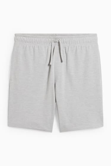 Uomo - Shorts di felpa - Flex - grigio chiaro melange