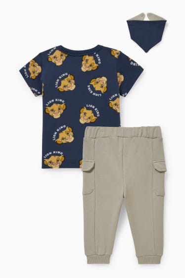 Baby Buben - Der König der Löwen - Baby-Outfit - 3 teilig - dunkelblau