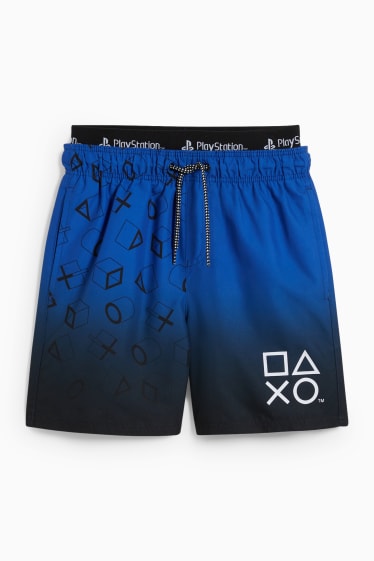 Bambini - PlayStation - shorts da mare - blu scuro