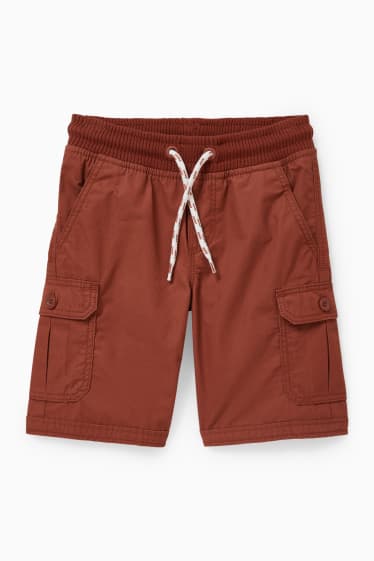 Nen/a - Pantalons curts cargo - marró