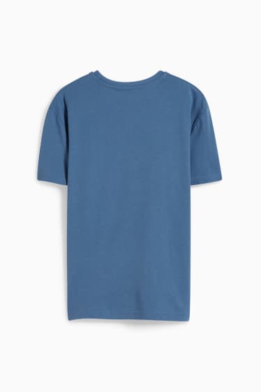 Kinder - Kurzarmshirt - blau