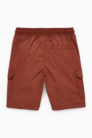 Enfants - Short cargo - marron