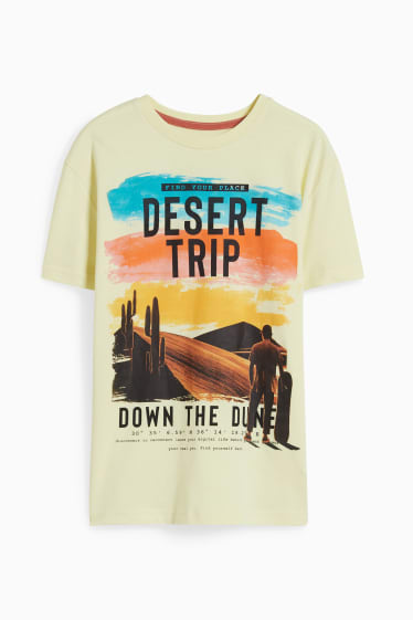 Enfants garçons - T-shirt - jaune clair