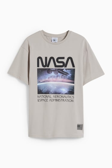 Dětské - NASA - tričko s krátkým rukávem - šedá