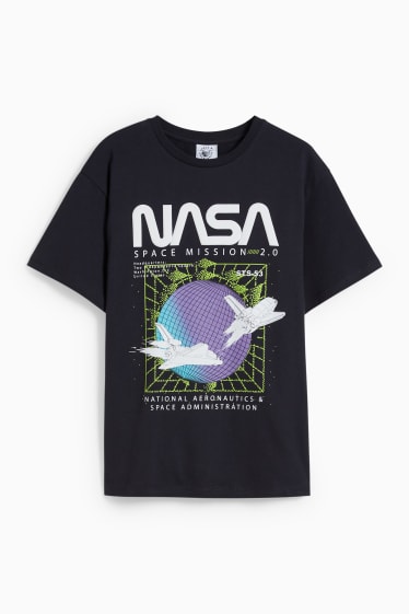 Bambini - NASA - maglia a maniche corte - grigio scuro