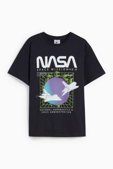 Copii - NASA - tricou cu mânecă scurtă - gri închis