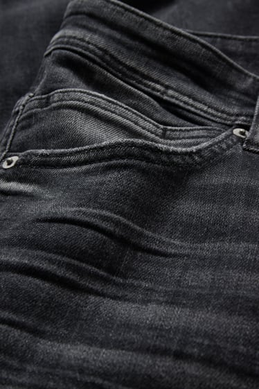 Men - Carrot jeans - LYCRA® - denim-dark gray