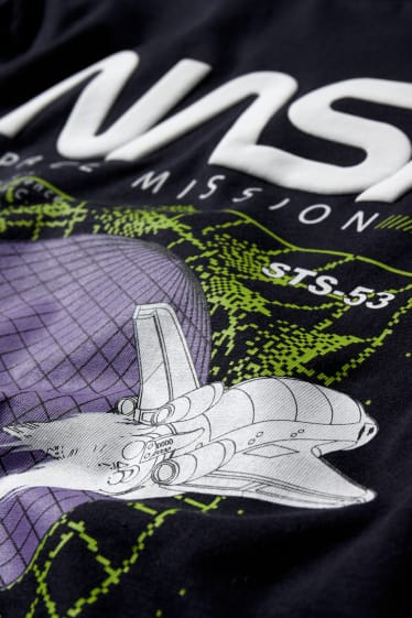 Children - NASA - short sleeve T-shirt - dark gray