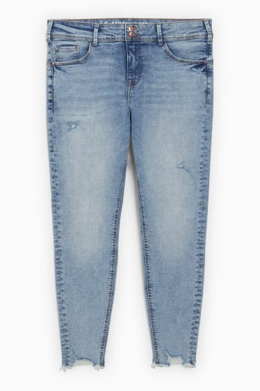 Ados & jeunes adultes - CLOCKHOUSE - skinny jean - mid waist - LYCRA® - jean bleu clair