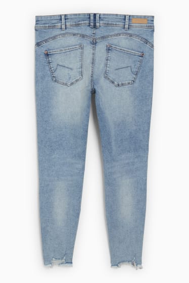 Ados & jeunes adultes - CLOCKHOUSE - skinny jean - mid waist - LYCRA® - jean bleu clair