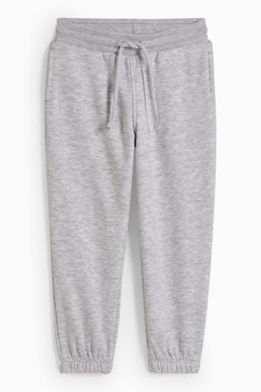 Enfants - Pantalon de jogging - gris clair chiné