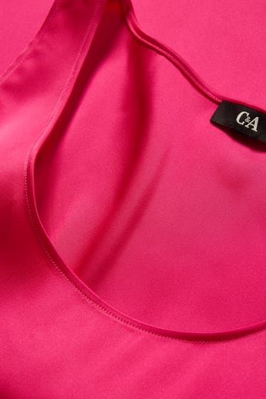 Femmes - Top en satin - rose