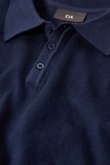 Herren - Poloshirt - dunkelblau