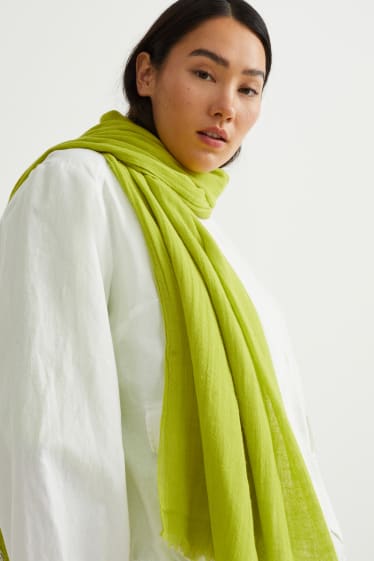Damen - Schal - hellgrün